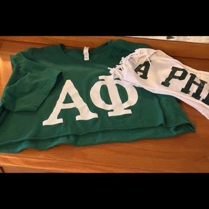 Alpha Phi crop top TubeTop
